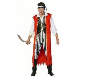 Карнавален костюм - Пират-червен
